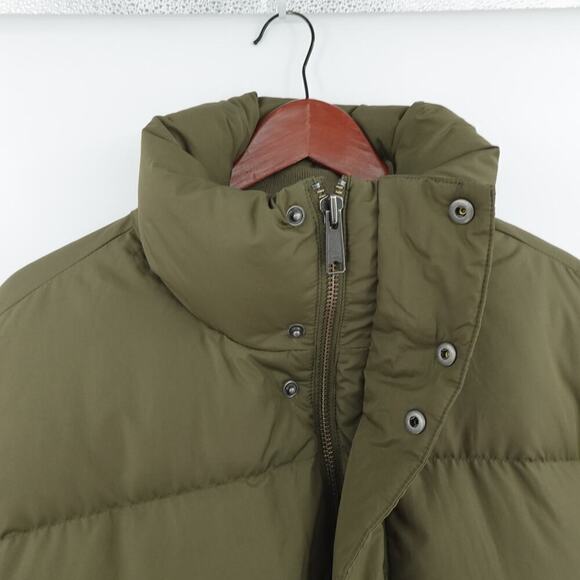 Banana Republic Down Puffer Jacket Mens Large Exploration Green Gorpcore - Picture 9 of 16